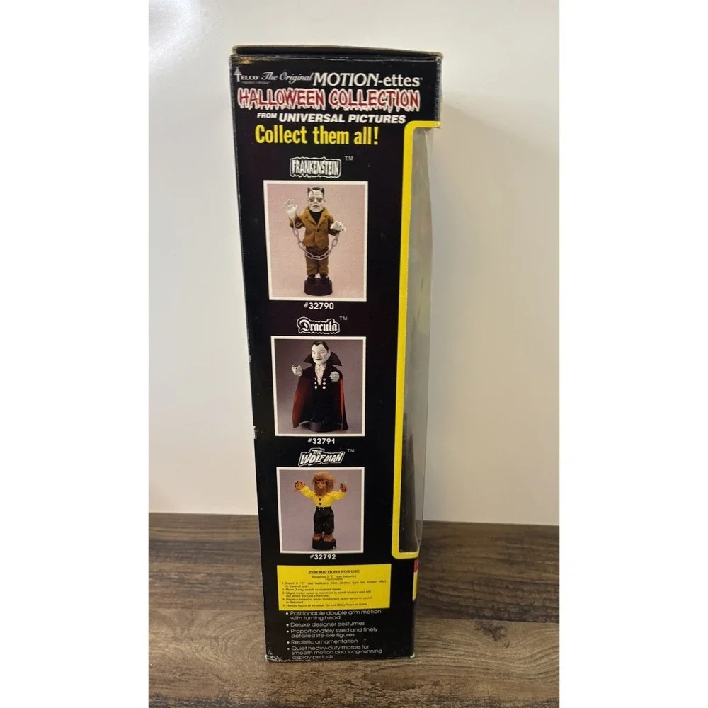 Vintage Telco Halloween Universal Studios Motion-ette Figure The Wolf Man Boxed